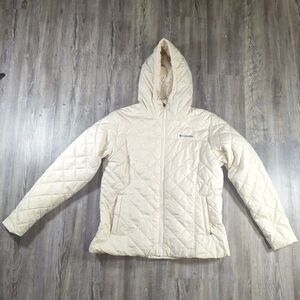 Columbia Women's Copper Crest Hooded Jacket Dark Stone Size X-Large XL XK1191